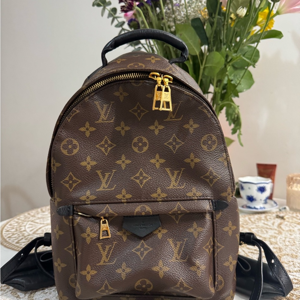 Louis Vuitton Brown Monogram Mini Backpack with Gold Hardware